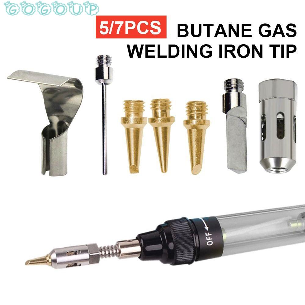 Set 5 / 7 Đầu Hàn Khí Ga Bằng Đồng + Sắt Chuyên Dụng
