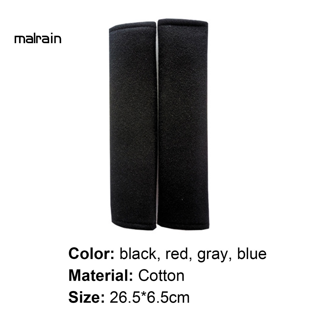 Bộ 2 Vỏ Bọc Dây Đai An Toàn Xe Hơi Bằng Cotton Không Gây Dị Ứng