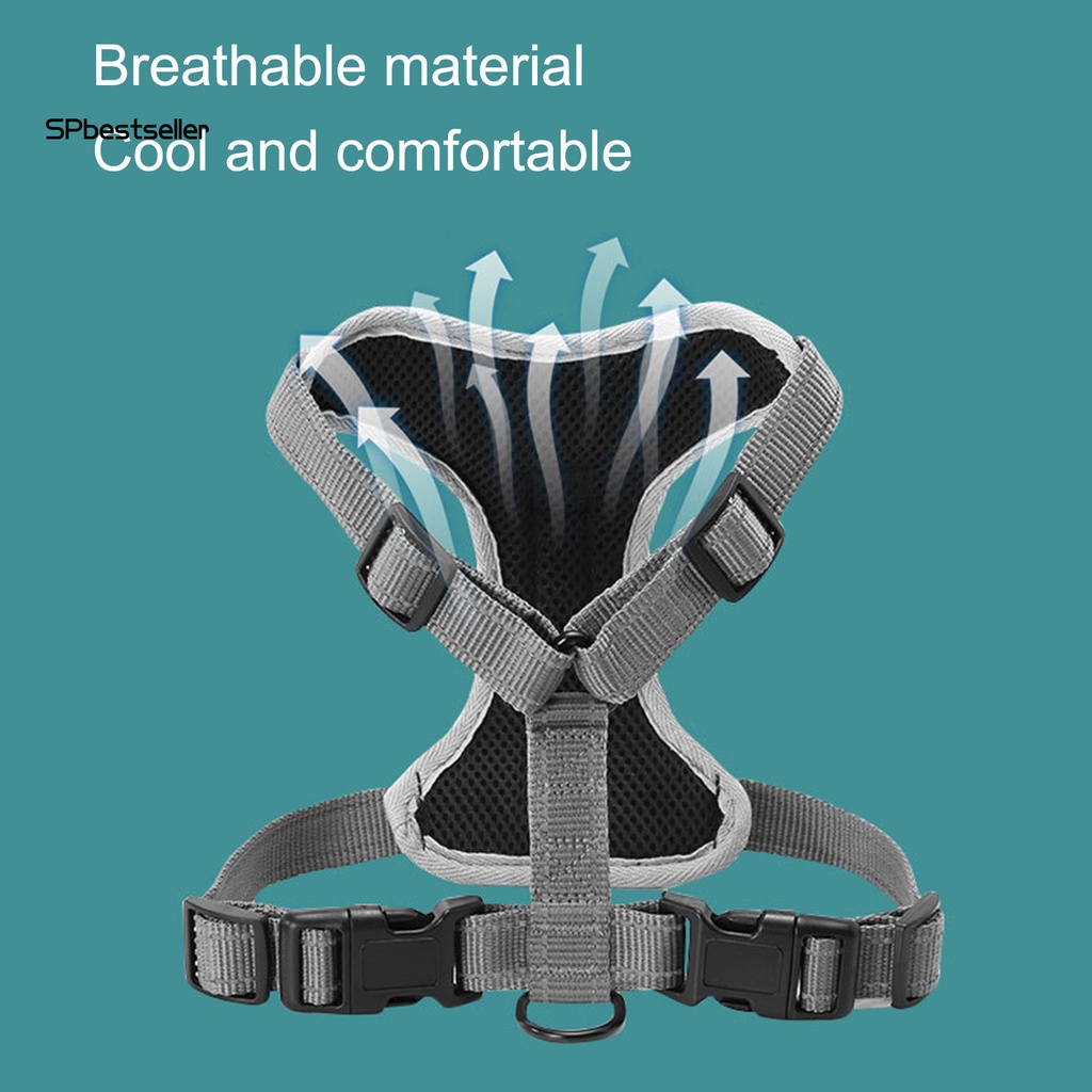 Spbestsellwr Áo Vest Kèm Dây Dắt Dắt Thú Cưng Đi Dạo Thiết Kế Phản Quang Không Phá Vỡ Dành Cho Cún Lớn