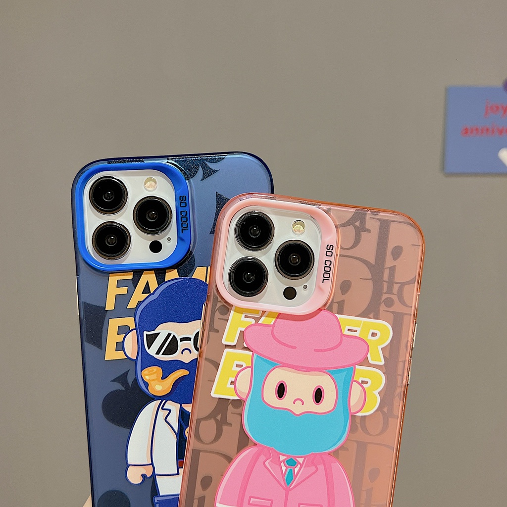 Ốp Điện Thoại TPU Mềm Trong Suốt Chống Sốc Họa Tiết Thời Trang Cho iPhone 11 13 12 14 PRO MAX