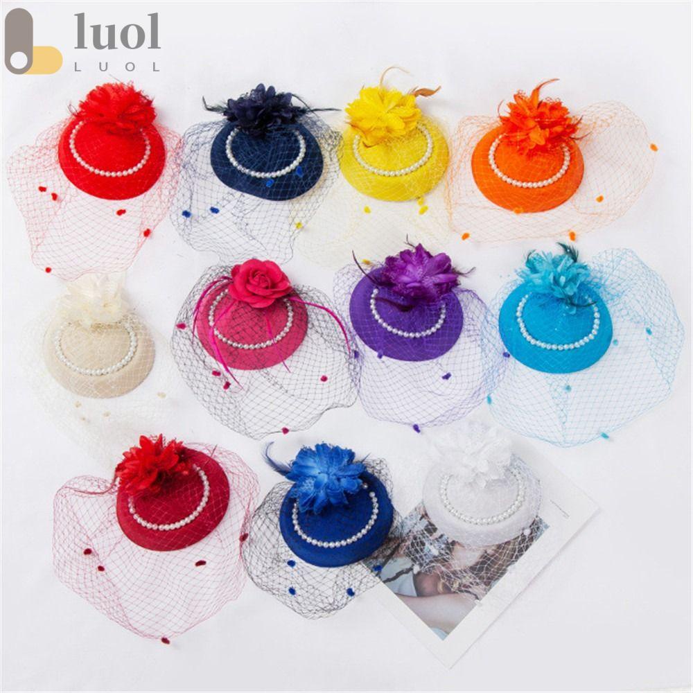 Kẹp Tóc Càng Cua Dạng Nón Phong Cách Vintage Cho Cô Dâu