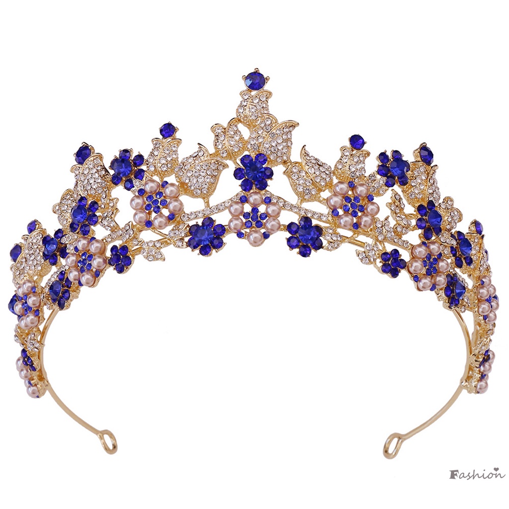 Vương Miện Công Chúa Đính Đá Siêu Nhẹ Sang Trọng Cho Cô Dâu