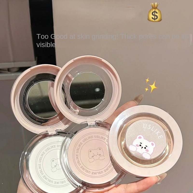 Phấn Phủ Trang Điểm Làm Trắng Da Che Khuyết Điểm Chống Nước Lâu Trôi Hình Gấu Dễ Thương Uslike