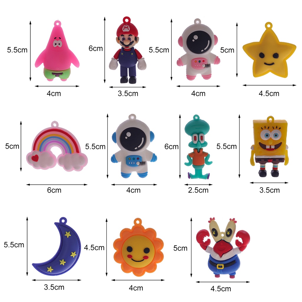 [] Mô Hình Tượng Hoạt Hình Nổi Trên Mặt Nước Không Phai Màu Trang Trí Bể Cá