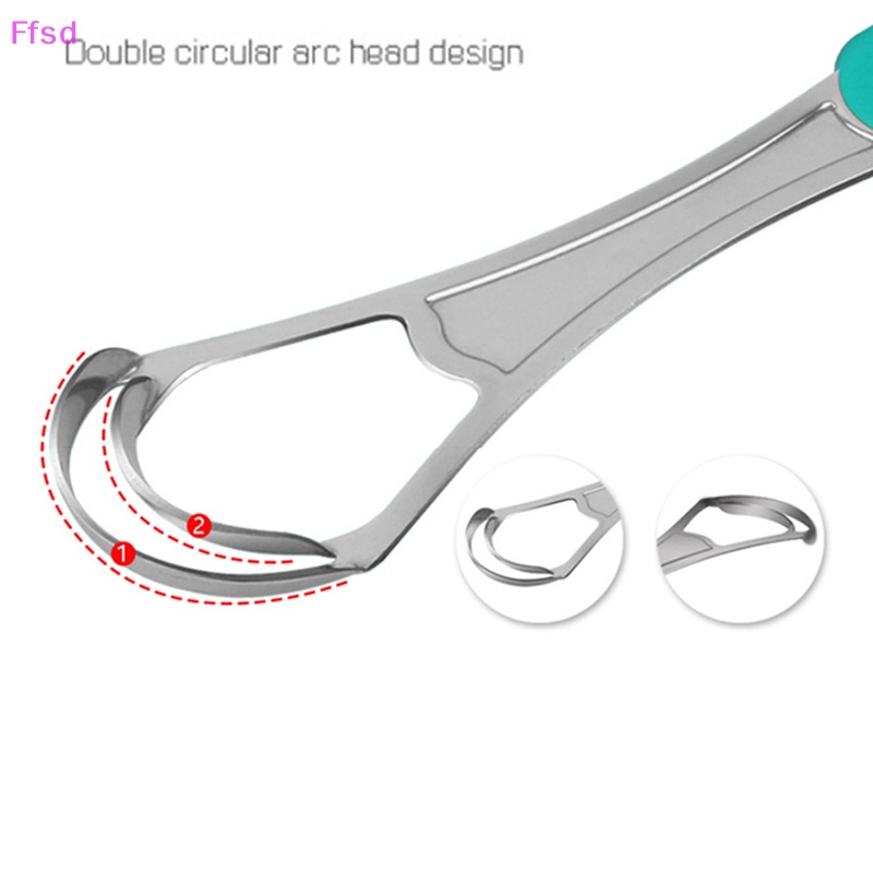 {Ffsd} Dụng Cụ Nạo Làm Sạch Lưỡi Bằng Thép Không Gỉ Làm Sạch Miệng * Bán Chạy