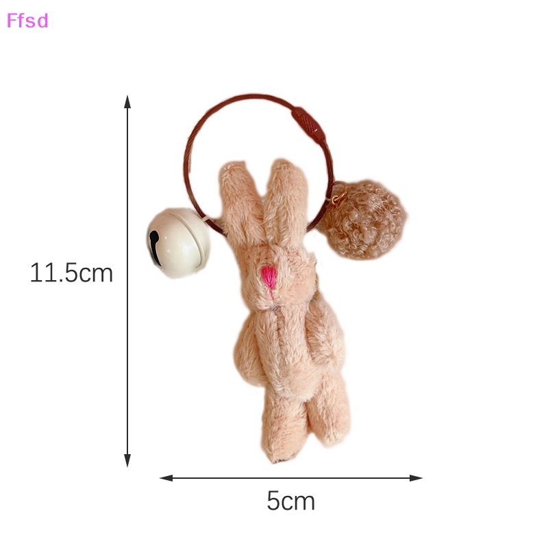 {Ffsd} Móc Khóa Điện Thoại Hình Thỏ Bông Dễ Thương Thời Trang Hàn Quốc