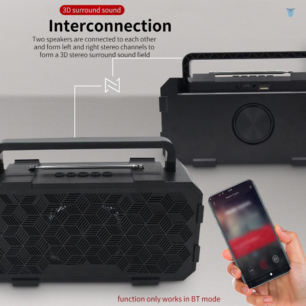 Loa Bluetooth 5.0 J831 Không Dây Có Đèn Pin Hỗ Trợ AUX TF Cổng USB Cho Hoạt Động Ngoài Trời