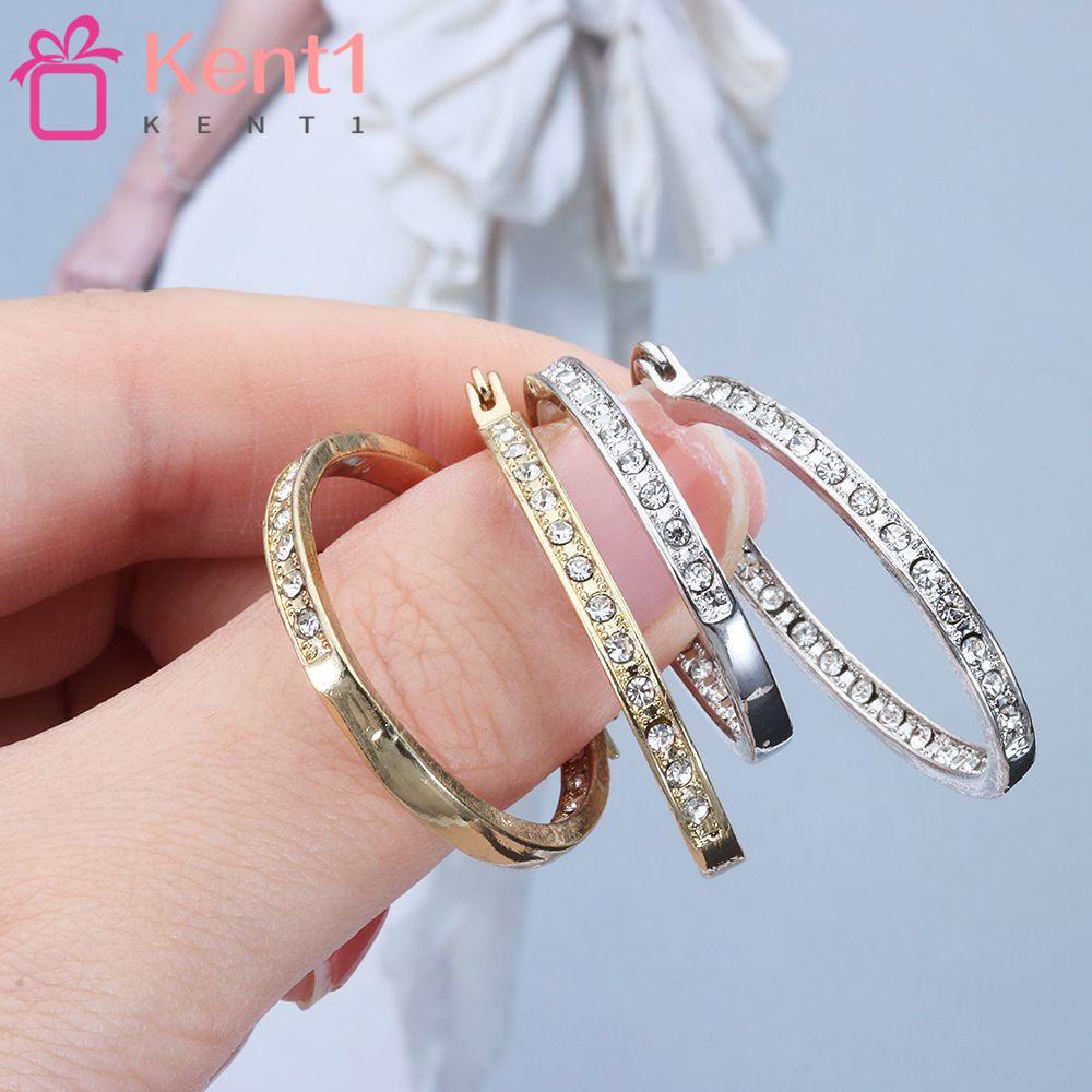 1 Đôi Bông Tai Tròn Cho Nữ|Bông Tai Dáng Dài Thiết Kế Sang Trọng Thời Trang