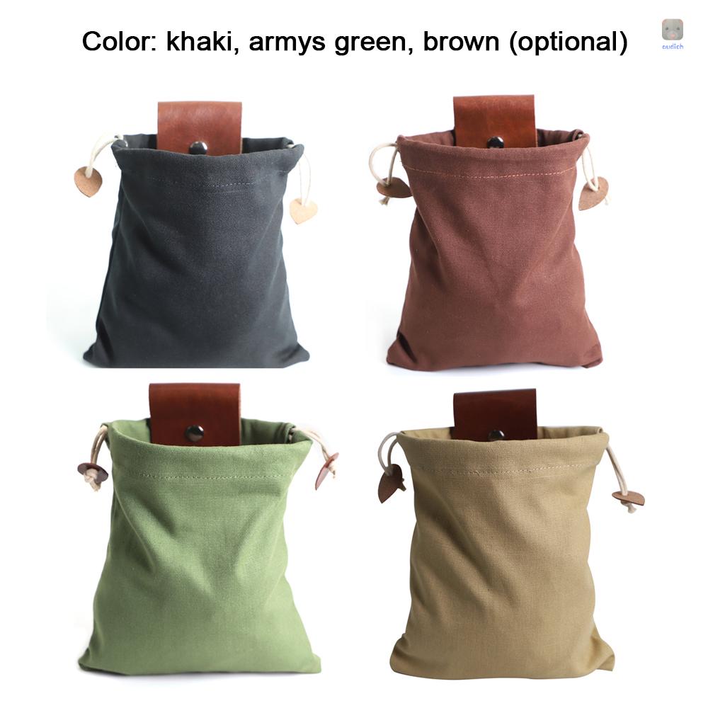 Túi Canvas Đeo Hông Đựng Dụng Cụ Ăn Uống Tiện Lợi