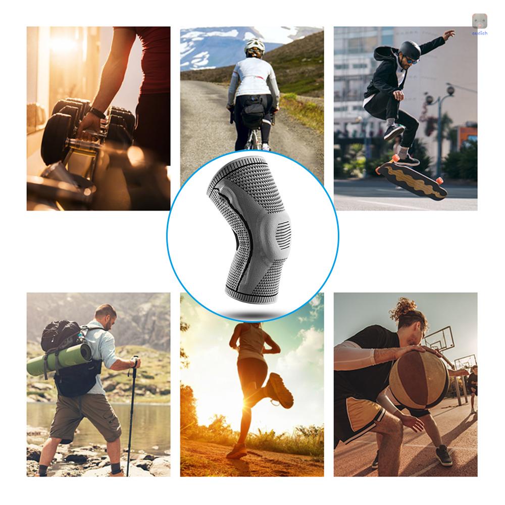 1 Băng Quấn Bảo Vệ Đầu Gối Bằng Silicone Tiện Dụng Khi Tập Thể Thao