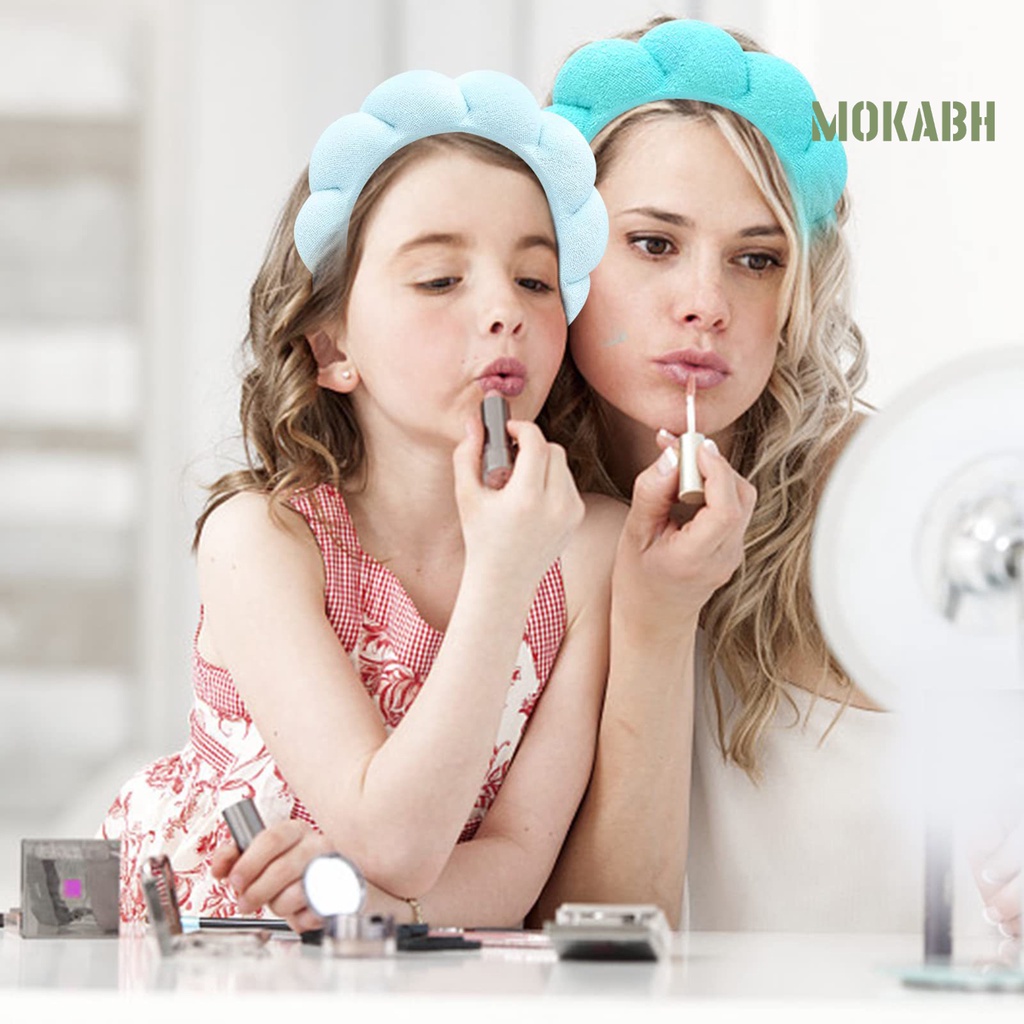 Băng Đô Cài Tóc Bằng Xốp Chống Trượt Màu Sắc Đơn Giản Phong Cách Hàn Quốc