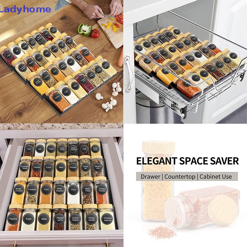 Hộp Đựng Gia Vị 4 Tầng Tiện Lợi Cho Nhà Bếp