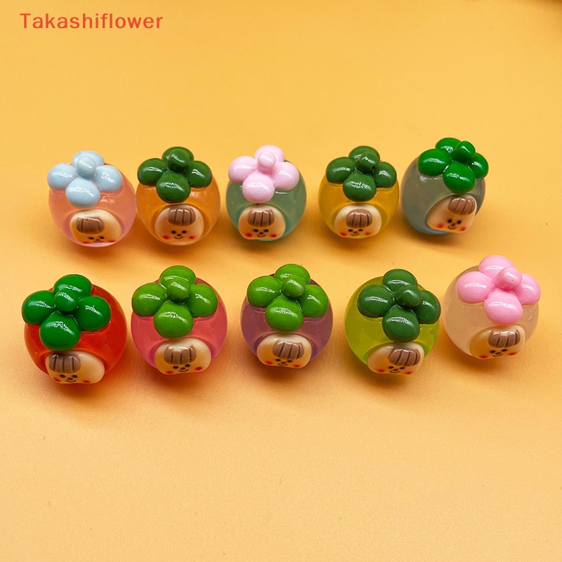 Bộ 2 Đồ trang trí Trái Xoài Hoạt Hình Mini Phát Sáng Dùng Trang Trí Tiểu Cảnh