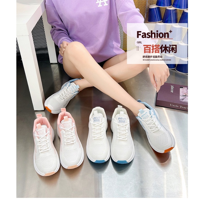 Giày thể thao nữ AA0377 thoáng khí phong cách Hàn Quốc thời trang