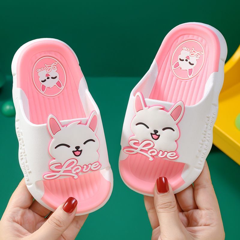Dép Xỏ Ngón Đi Biển Chống Trượt Hình Thỏ Hoạt Hình Dễ Thương Thời Trang Mùa Hè Cho Bé Gái