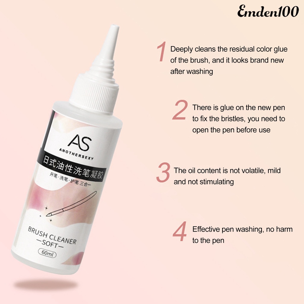 Dung Dịch Vệ Sinh Móng Tay Chuyên Nghiệp Không Gây Kích Ứng 60ML emden100