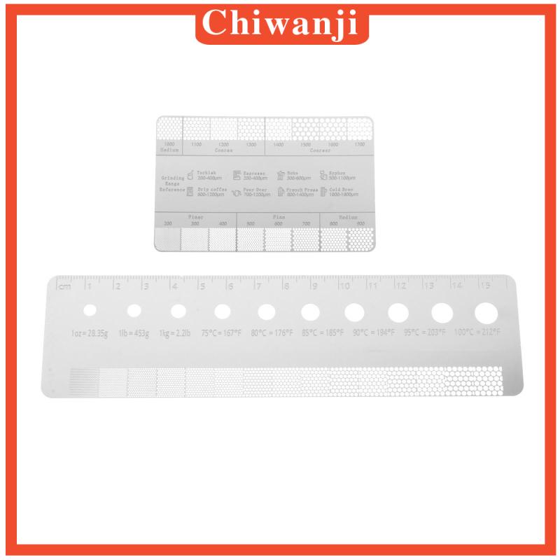 [Chiwanji] Dụng Cụ Đánh Dấu Kích Thước Cà Phê Cho Quán Cà Phê
