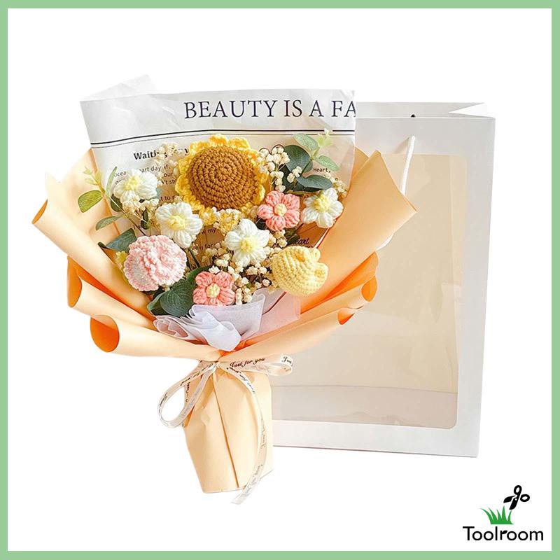 Bó Hoa Đan Móc Trang Trí Nhà Cửa / Tiệc Cưới DIY