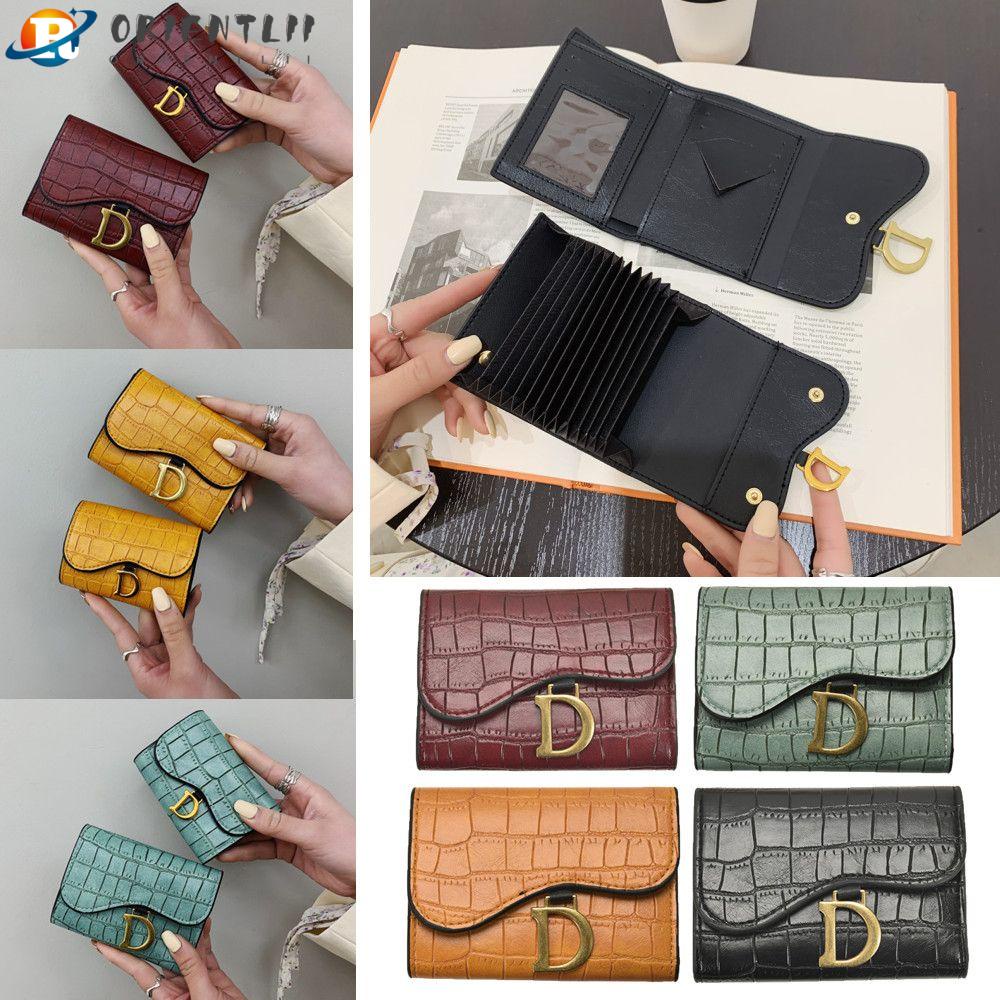 Ví Da PU Mini Thời Trang Orentlii Giá Đỡ