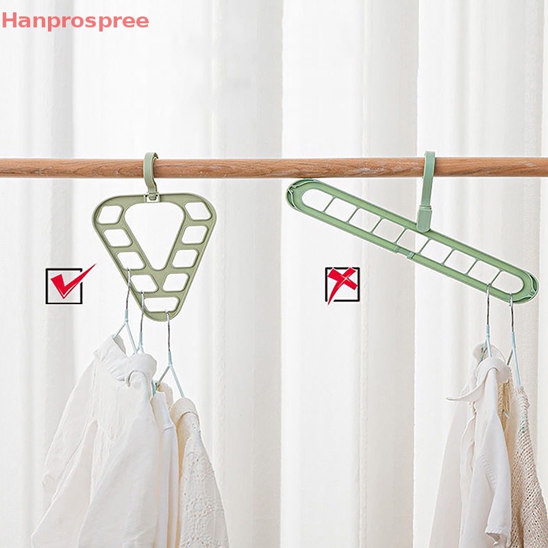 Móc Treo Quần Áo 9 Lỗ Đa Năng Tiết Kiệm Không Gian