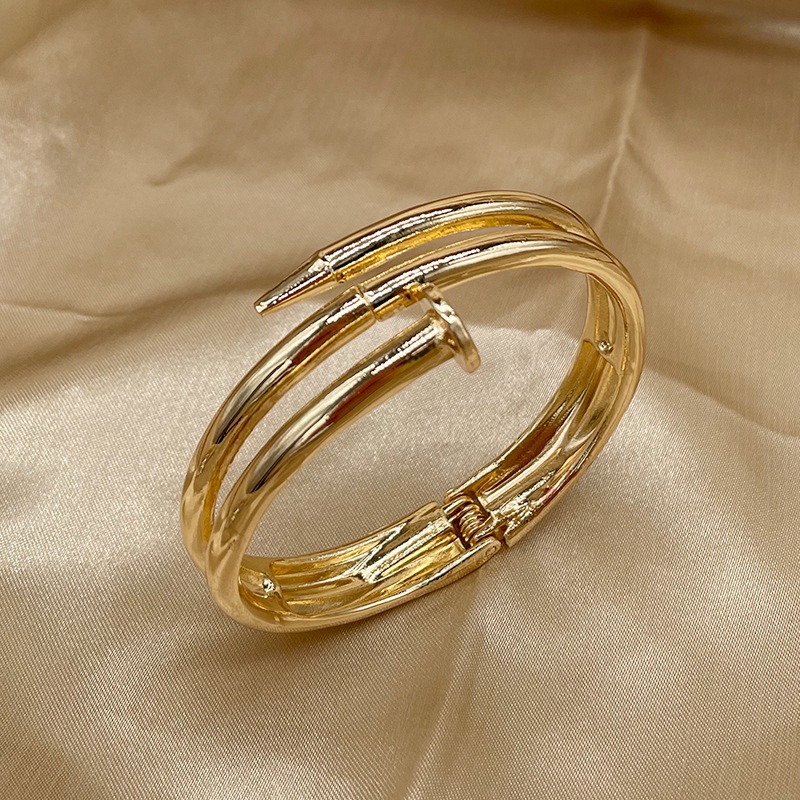 Thẻ Vòng Tay Dạng Mở 18K B0002 113 Phong Cách Âu Mỹ