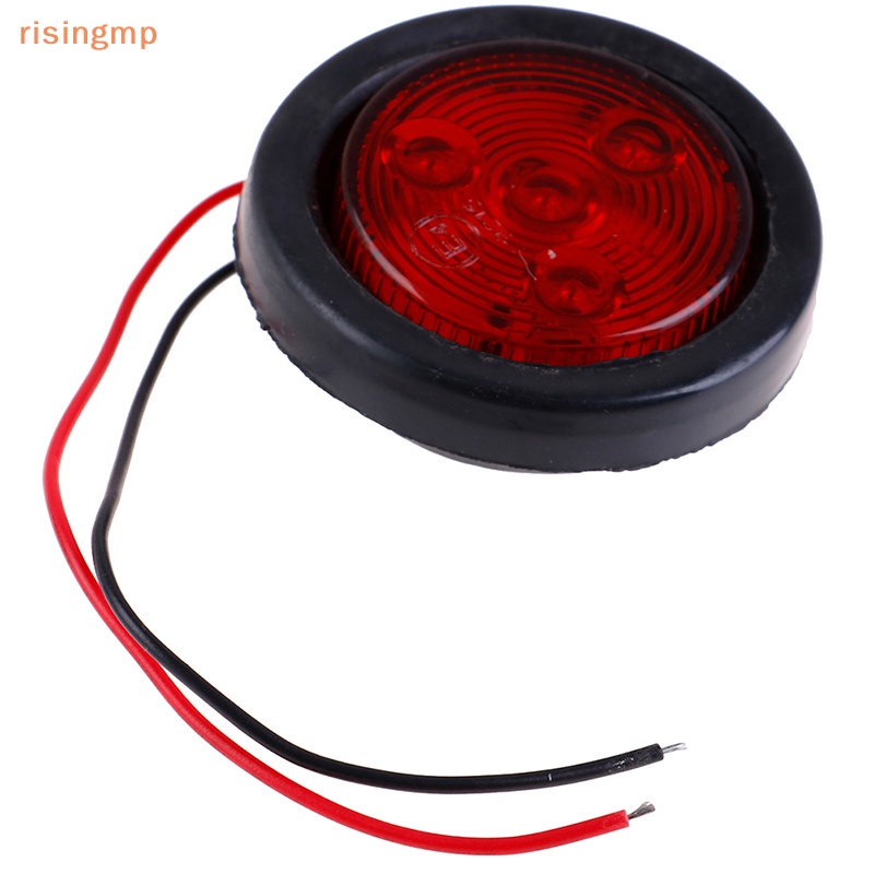 1 Đèn Xi Nhan 4 Bóng Led 2.5 &quot;Màu Đỏ Cho Xe Tải