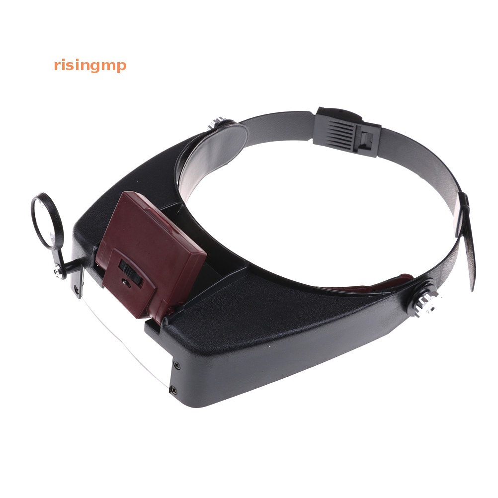 Kính Lúp Đeo Đầu Phóng Đại 10X Có Đèn LED Chuyên Dụng Sửa Chữa