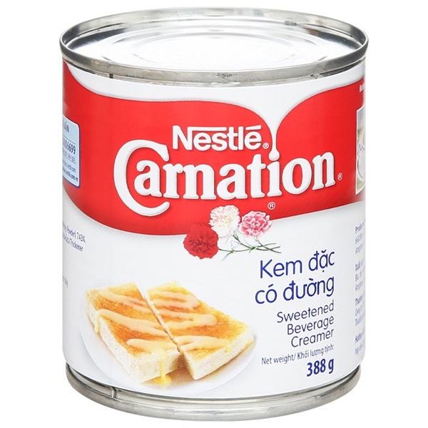 Kem đặc (Sữa đặc) có đường Carnation lon 388g