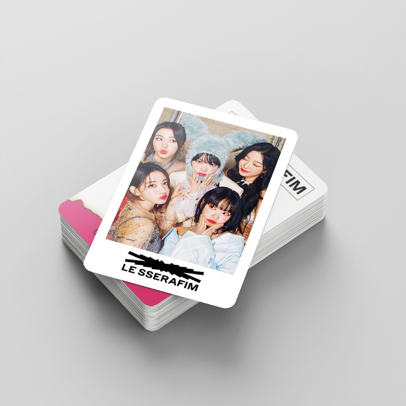 KPOP LE SSERAFIM Album UNFORGIVEN Photocard LESSERAFIM Lomo Card 92pcs/box