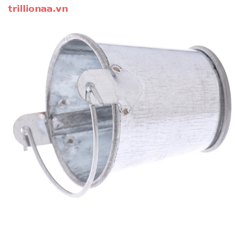 Xô Kim Loại Mini 1 / 6 1 / 12 Trang Trí Nhà Búp Bê