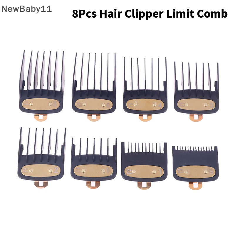 Bộ 8 Lược Cắt Tóc Chuyên Nghiệp Chất Lượng Cao