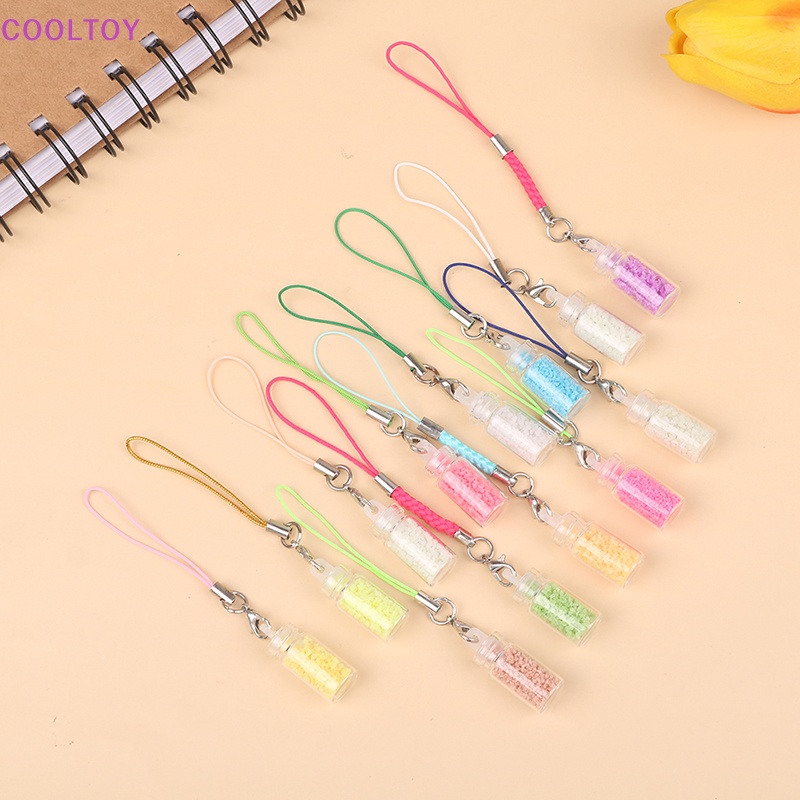 Set 1 / 5 Bình Nhựa Dạ Quang Hình Ngôi Sao Dễ Thương Trang Trí Túi Xách / Điện Thoại