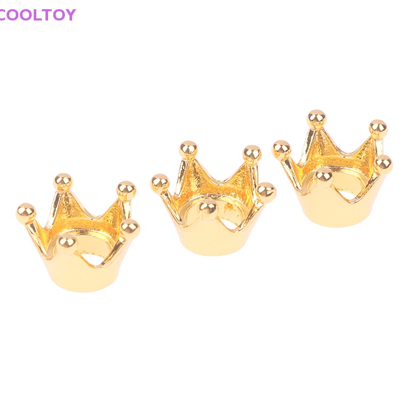 Set 5 Vương Miện Kim Loại Mini Trang Trí Nhà Búp Bê