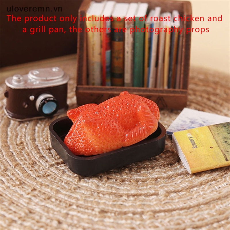 1 Bộ Đồ Chơi Gà Nướng Bánh Dành Cho Nhà Búp Bê Tỷ Lệ 1: 12