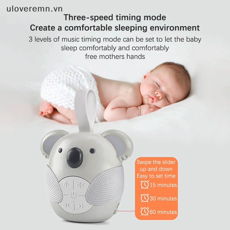 Máy Tạo Tiếng Ồn Trắng Hoạt Hình Koala Player Timed Shutdown Cho Bé Ngủ Và Thư Giãn
