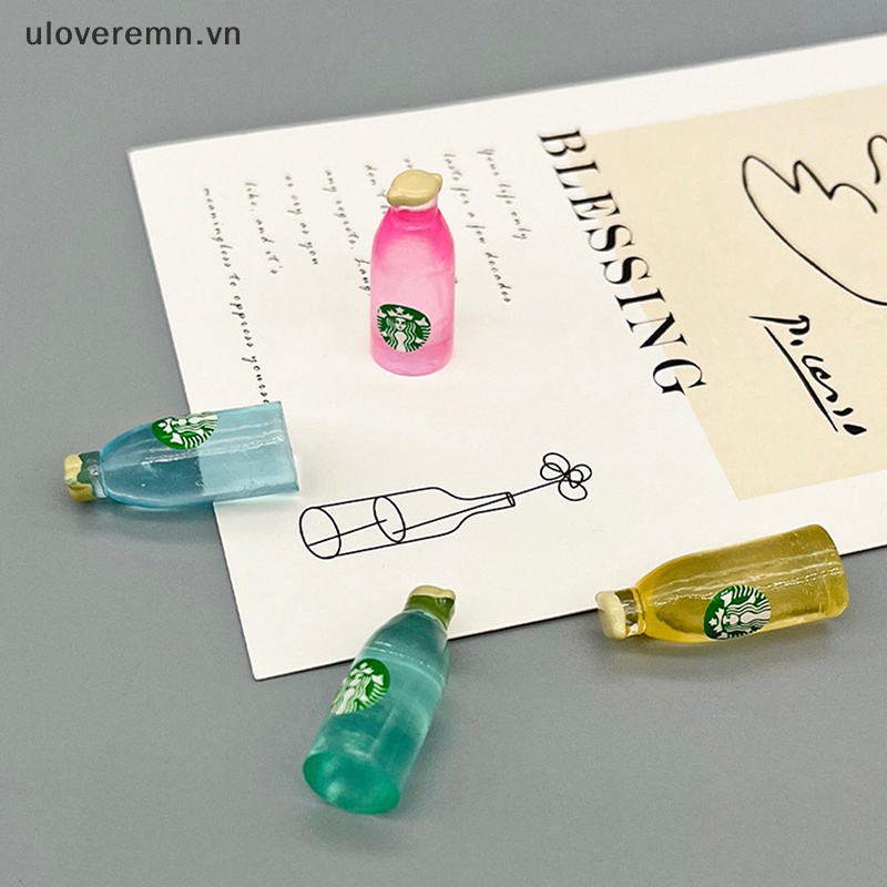 Uloveremn Set 5 Ly Cà Phê Mini Trang Trí Phong Cảnh Nhà Búp Bê