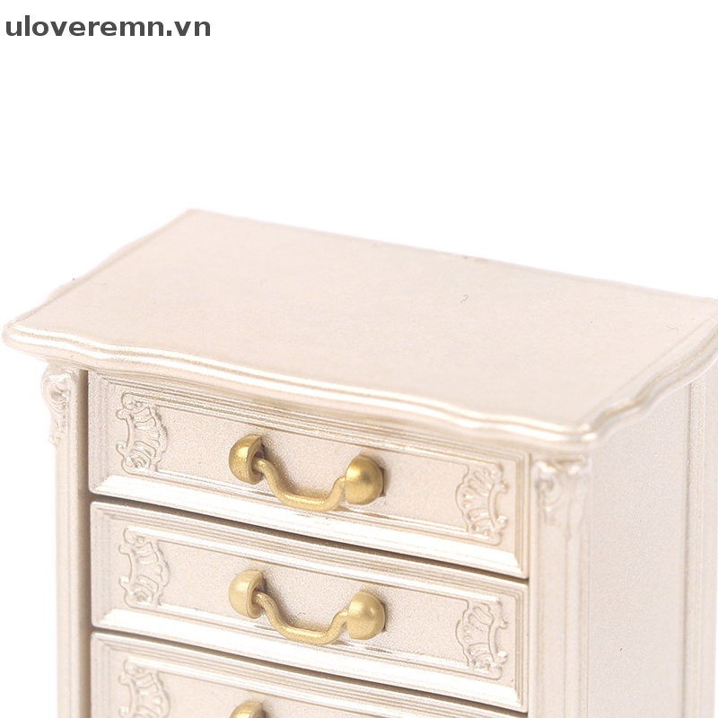 1 Mô Hình Chiếc Tủ Ngăn Kéo Phòng Ngủ Búp Bê Tỷ Lệ 1 / 12