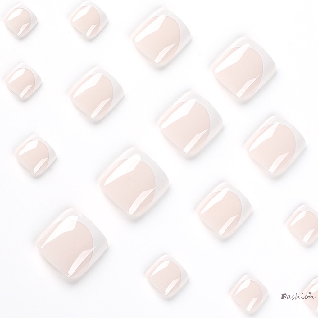 Móng Chân Giả Màu Be Chống Nước Chống Trầy Xước