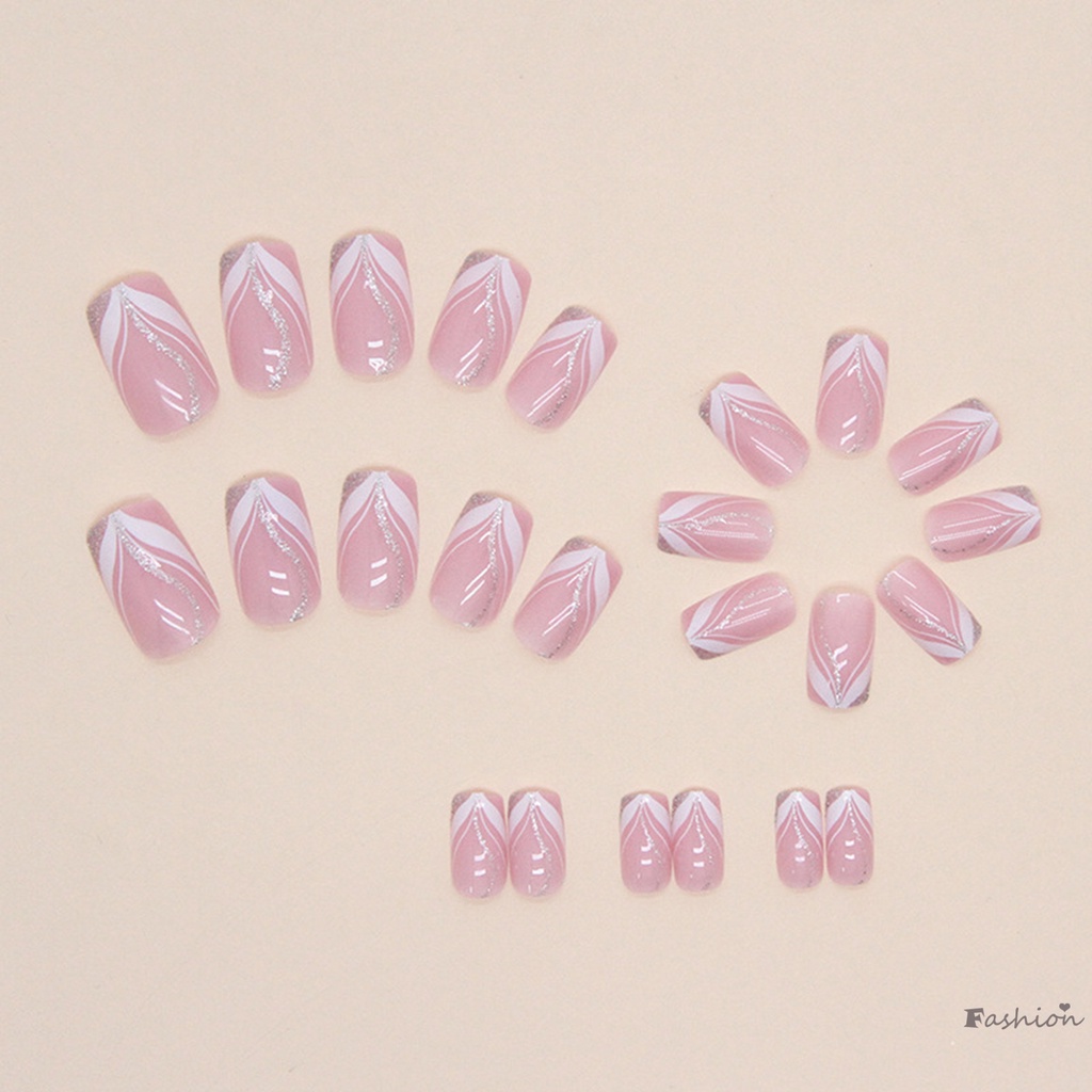 Móng Tay Giả Màu Trắng Có Thể Tái Sử Dụng Không Dễ Phai Và Gãy Móng