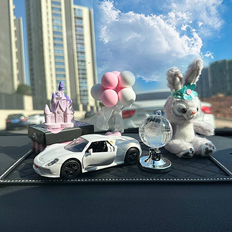 Stellalou Girls' Car Decoration Cute High-End Central Control Aromatherapy Car Decoration Crown Goddess Interior Decorations Gift DKSY