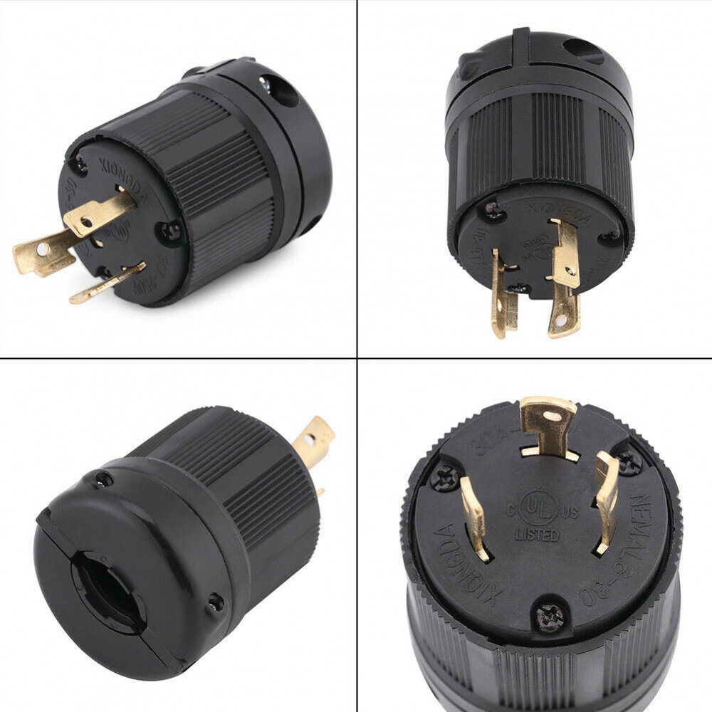 Phích Cắm Điện NEMA 30A 250V L6-30P 3 Cực