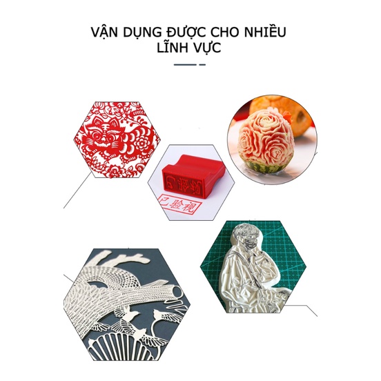 Bộ Dao Điêu Khắc Hợp Kim Nhôm