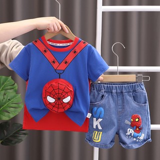 Áo Thun In Họa Tiết Người Nhện Phong Cách Hàn Quốc Thời Trang Cho Gia Đình