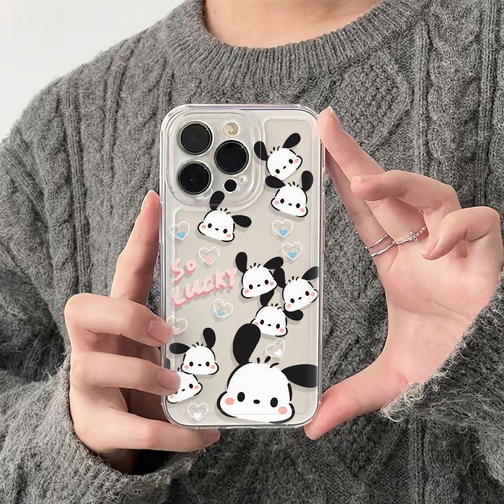 ✅Ốp Điện Thoại Dẻo Họa Tiết Chú Chó Pacha Đơn Giản Chống Sốc Cho Iphone 11 14pro 13 78Iphone126In VYZF