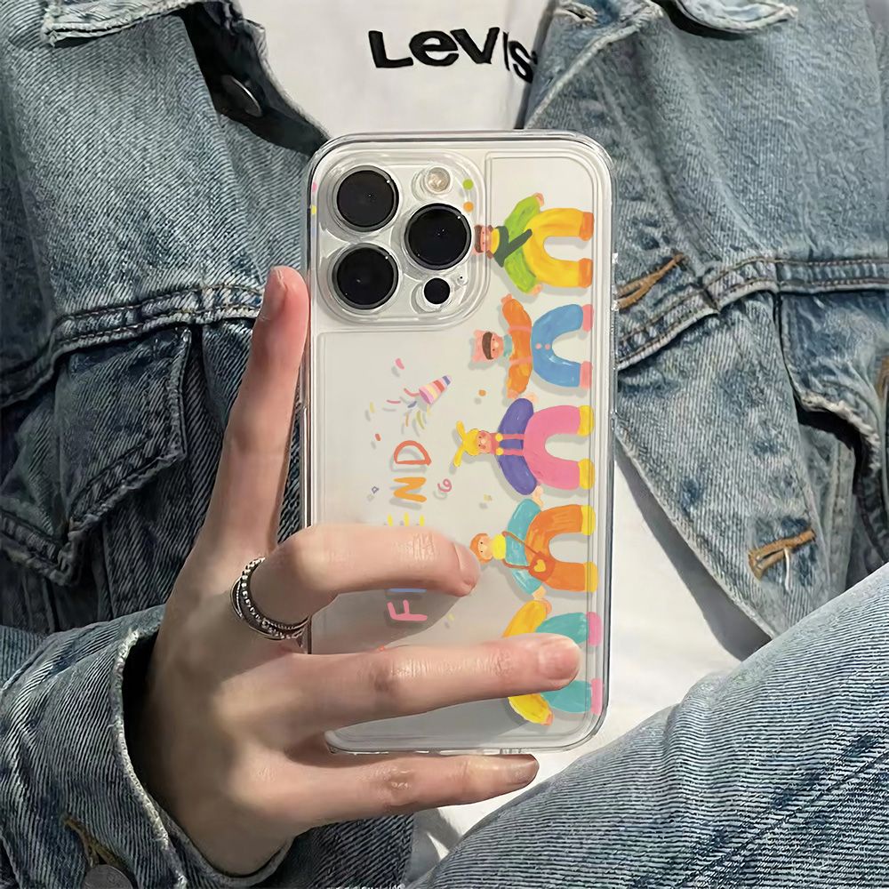 ✅Ốp Điện Thoại Dẻo Họa Tiết Cầu Vồng Chống Rơi Cho Iphone12Max11 13 7814pro PXQ4 6Iniphone12