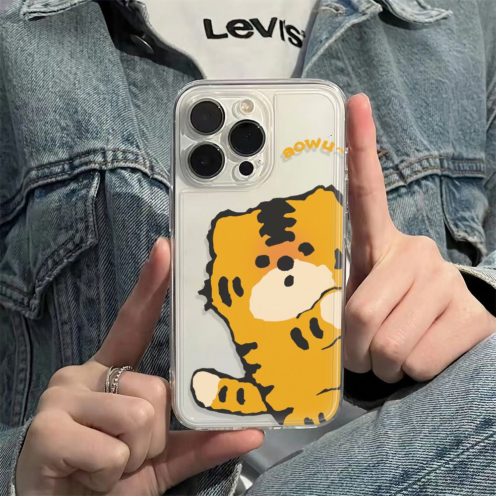 ✅Ốp Điện Thoại Mềm Chống Sốc In Hình Hổ Cho Iphone 12 78 6In11 Plus 14Promax 13 S1DD