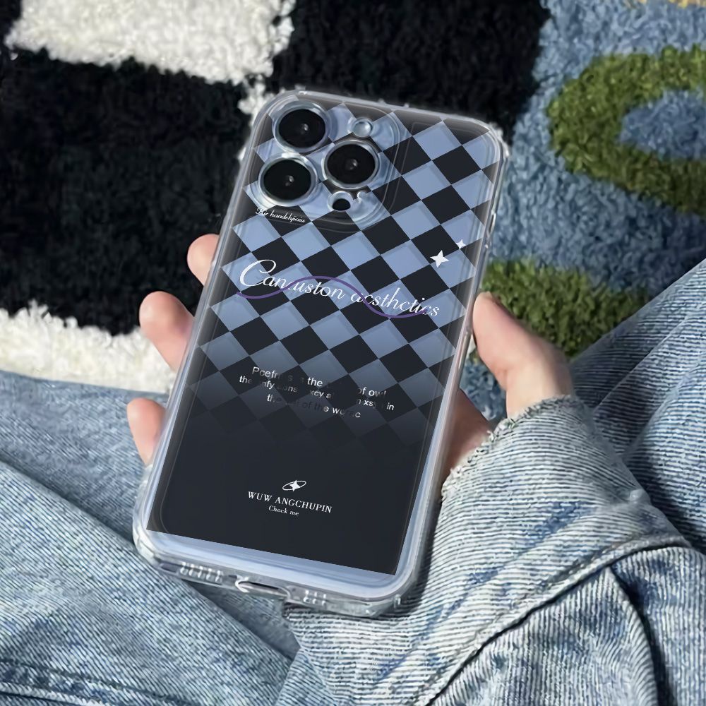 ✅Ốp Điện Thoại Mềm Họa Tiết Kim Cương Màu Gradient 6ins 78iPhone12 11 14Promax 13max 40VO