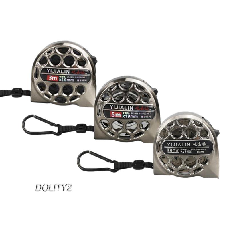 [Dolity2] Thước Dây Bằng Thép Không Gỉ Có Thể Thu Gọn