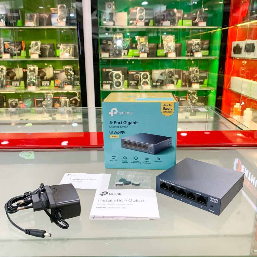 Thiết bị chia mạng TP-Link LS105G Cổng RJ45 10/100/1000Mbps