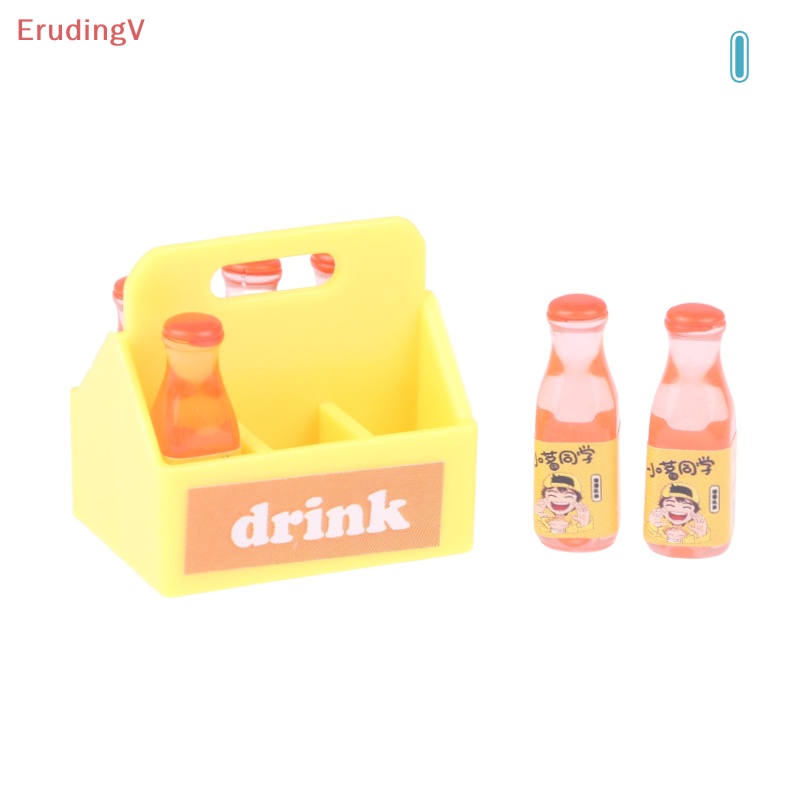 [ErudingV] 1 Set Mô Hình Chai Nước Uống Mềm Trang Trí Nhà Búp Bê Thu Nhỏ 1: 12
